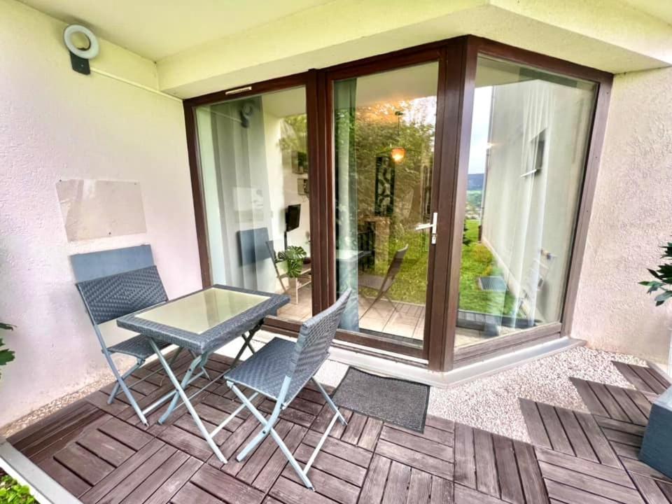 Joli Studio Cosy, Vue Magnifique Et Terrasse Privee Gérardmer Exteriér fotografie